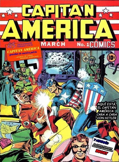 Capitán América Cómics No 01 Marzo De 1941 Comicpedia