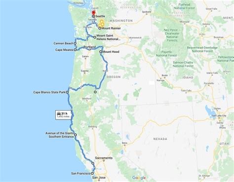 Perfect Pacific Northwest Road Trip Itinerary San Francisco To Seattle