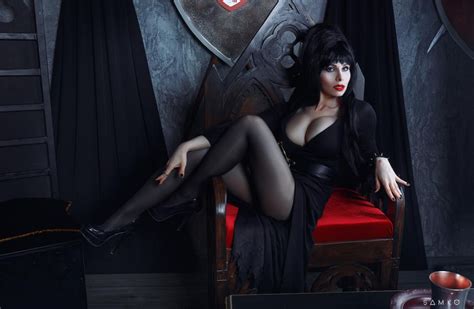 Elvira Mistress Of The Dark Cosplay By Elenasamko On Deviantart