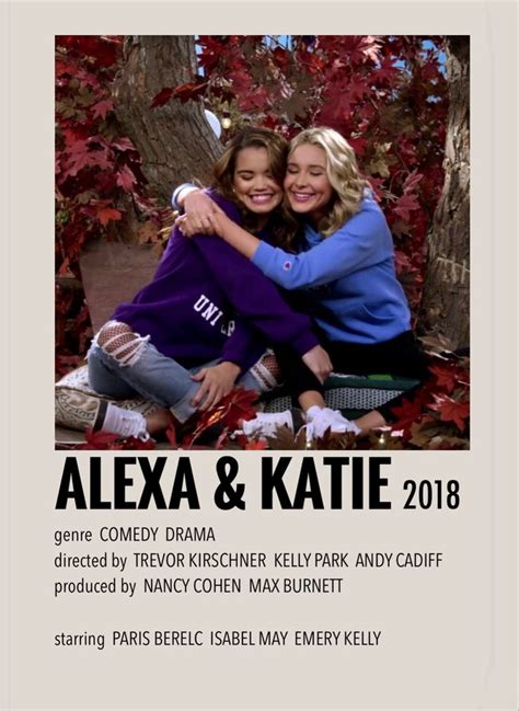 Two Women Hugging Each Other In Front Of Trees With Leaves On Them And The Words Alexa And Kate 2018