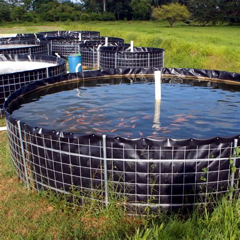 Plastic Tilapia Foldable Pvc Fish Farming Water Tank For Aquaculture
