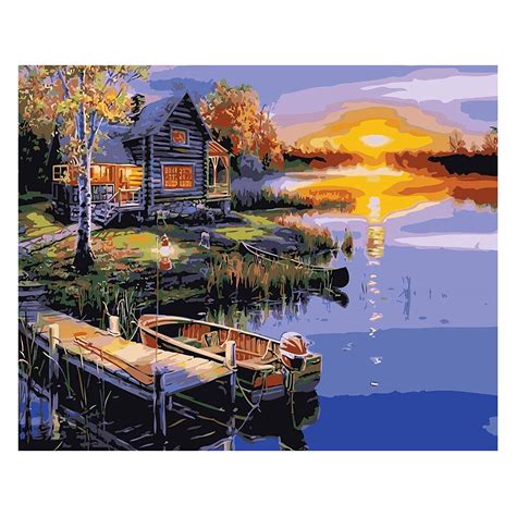Painting By Numbers For Adults Beginners Canvas Oil DIY Amazon In
