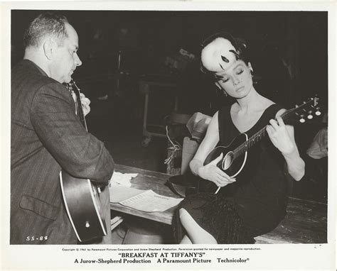 Breakfast At Tiffanys 1961 Bts Audrey Hepburn Guitar Lessons
