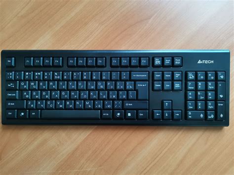 Комплект клавиатура и мышь A4tech 7100n Usb Black — купить в интернет