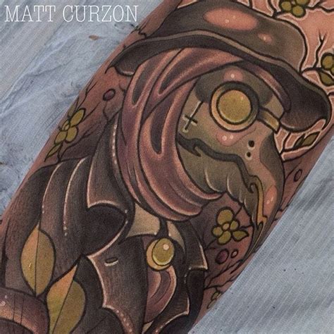 Tattoo Uploaded By Robert Davies Neo Traditional Plague Doctor Tattoo