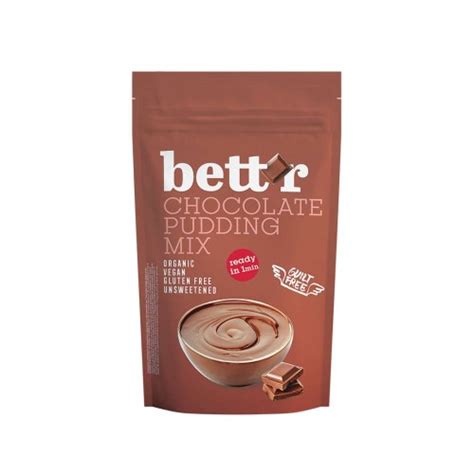 Bettr Organic Chocolate Pudding Mix 200g