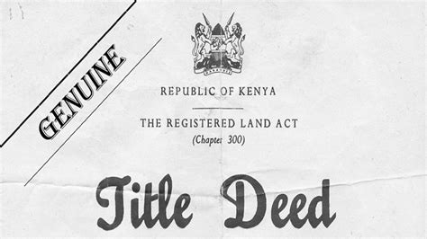 Legal Procedures Of Buying Land In Kenya