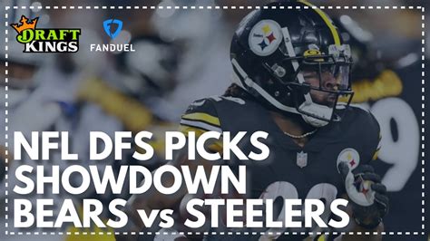 Nfl Dfs Picks For The Monday Night Showdown Bears Vs Steelers Fanduel