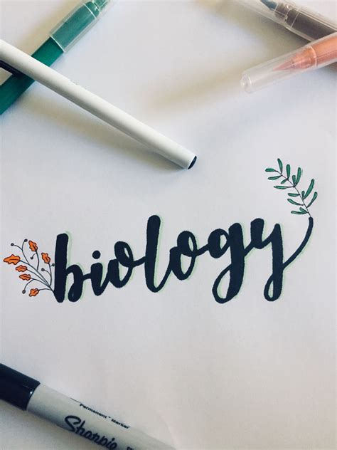 Biology Study Notes Front Cover 👌🏼 Biology Projects Study Notes