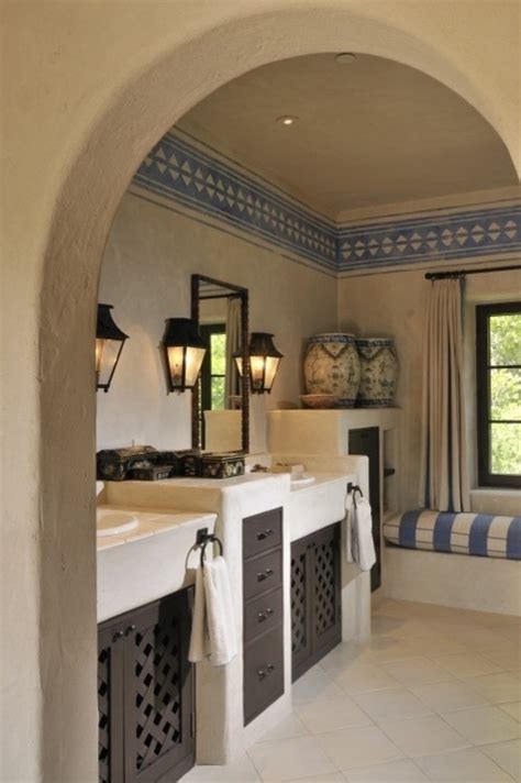 Spanish bathroom spanish style bathrooms spanish home decor moroccan bathroom great ideas for remodeling and decorating your bathroom or powder room using mexican tile and sinks. Spanish Colonial bathroom | Home Decor | Pinterest | Wood ...
