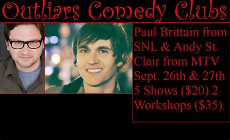 paul brittain from saturday night live and grown up s 2 will be here with mtv s andy st clair