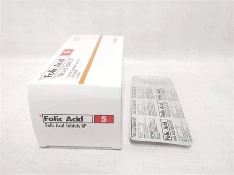 Folic Acid Tablets Bp 5mg Manufacture India Pioneer Exporter