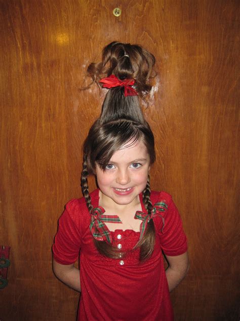 Fun Hair For The Holiday We Call This Cindy Lou Who Hair Cindy Lou