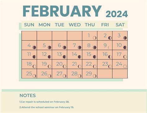 Lunar Calendar February 2024 Raf Leilah