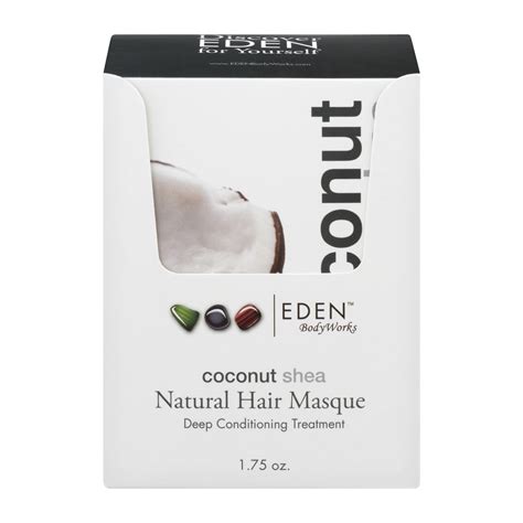 Eden Body Works Natural Hair Masque Coconut Shea 175 Oz