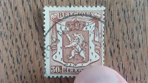 Satisfying Video Super Rare Stamps BelgiumbelgiËbelgiquesuper Rare