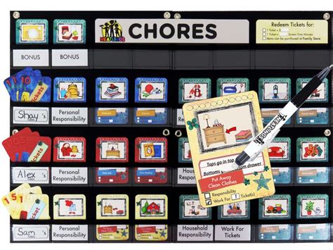 Using Our Chore Charts Parents Select Chores Kids Do The Chores And