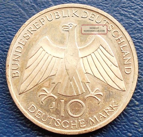 Silver 1972j Germany Republic 10 Mark Km 131 Olympics Munich Grade 739