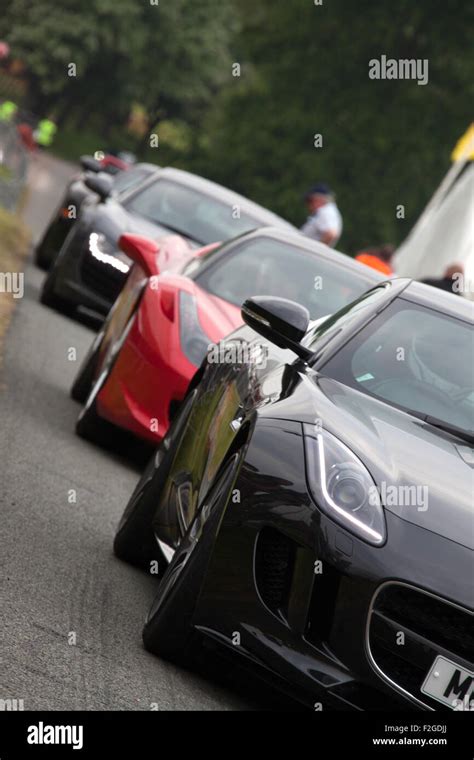 Cholmondeley Pageant Of Power Cheshire Sports Cars Line Up At The