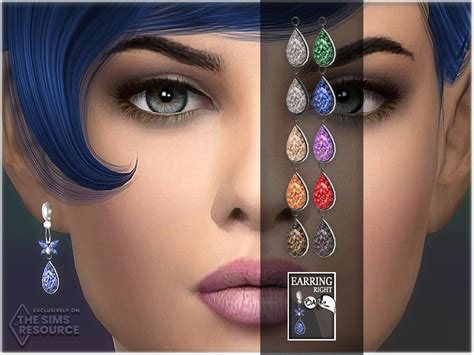 The Sims Resource Right Side Single Earring