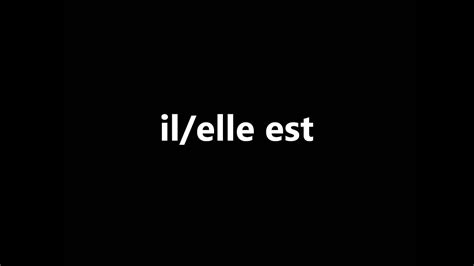 Lezioni Di Francese Indicativo Presente Verbo Essere Indicatif Pr Sent Verb Tre Youtube