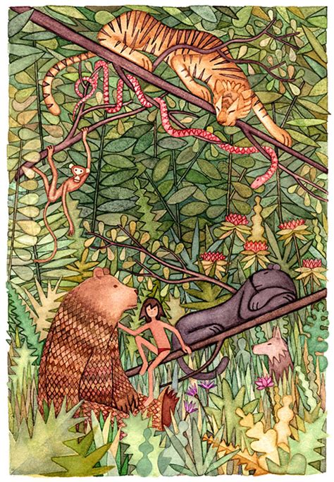 Letra de libro de la selva. El libro de la selva | Domestika