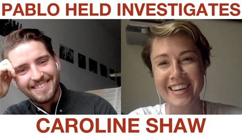 Caroline Shaw Interviewed By Pablo Held Youtube