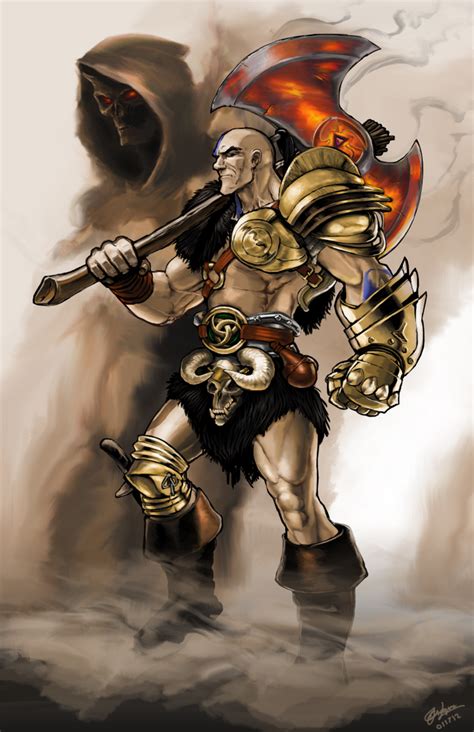 Diablo 2 Barbarian By Enriquenl On Deviantart