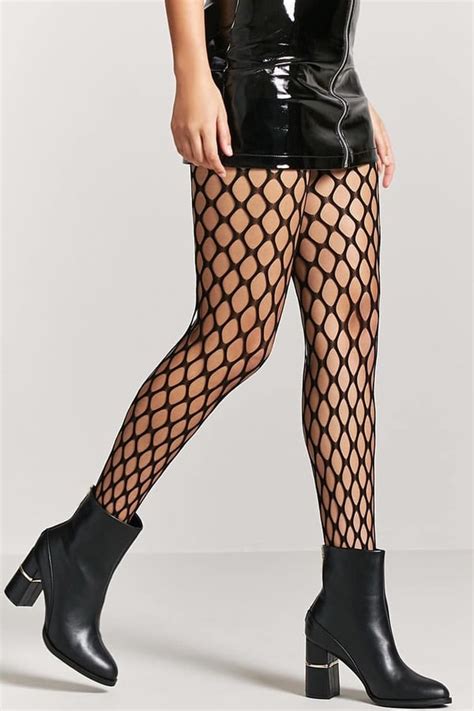 Forever 21 Oversized Fishnet Tights Cute Tights Popsugar Fashion