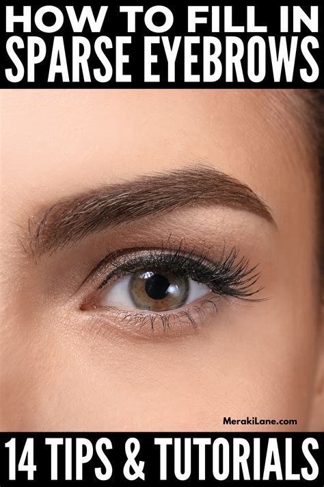 How To Fill In Sparse Eyebrows 14 Tips And Tutorials