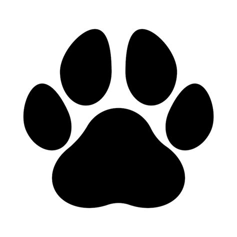 Paw Prints Bold Line And Silhouette Paw Dog Svg Paw Cat Etsy Uk