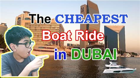 Boat Ride In Dubai Creek Youtube