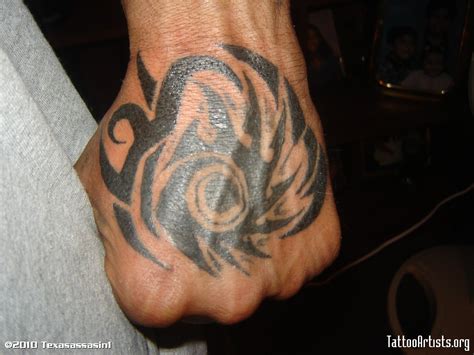 Hand Tribal Tattoos