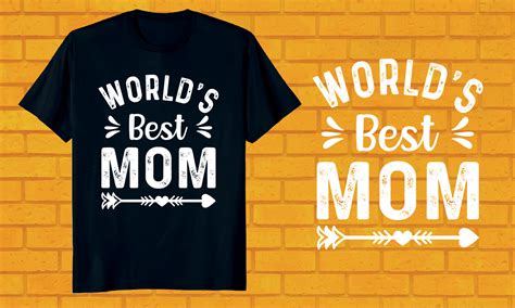 World Best Mom Mother Day T Shirt Design 8239364 Vector Art At Vecteezy