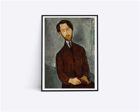 Leopold Zborowski By Amedeo Modigliani Modigliani Artwork Etsy