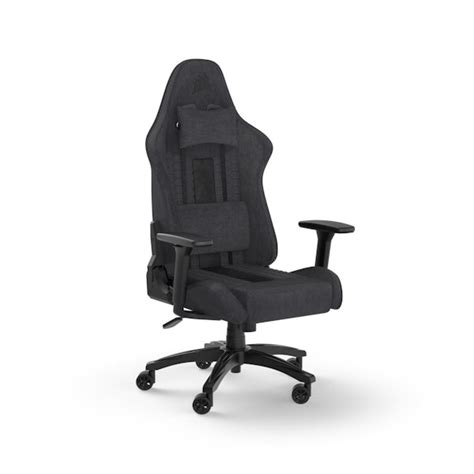 Corsair Tc100 Relaxed Fabric Gaming Chair Blackgrey Ple Computers