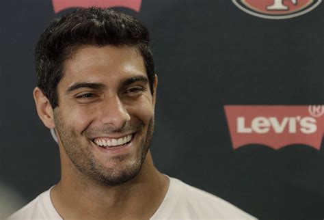In his first full season as a starter, garoppolo was the only qb in the league to finish top 5 in ypa (8.4, 3rd), completion percentage (69.1, 5th) and td. Jimmy Garoppolo got congratulatory texts from Bill ...