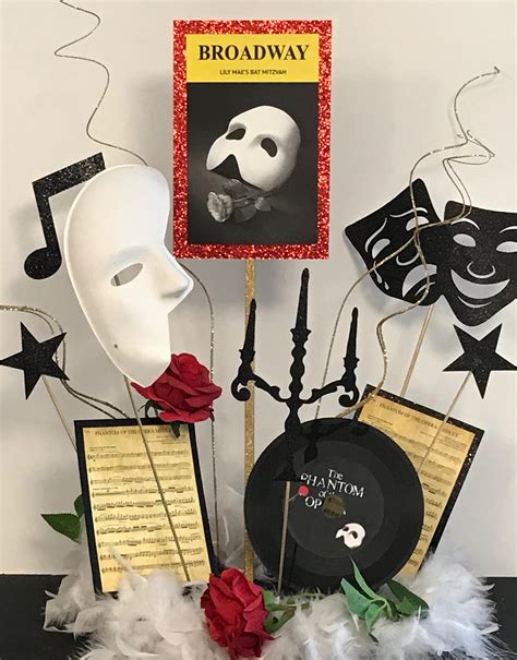 Broadway Musical Theatre Centerpiece Party Decoration Etsy