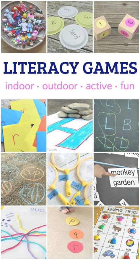 Literacy Games For Kids Indoor And Outdoor Learning Fun