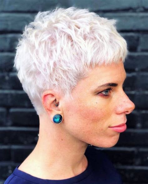 Cute Ultra Short Hairstyles For Women Spadai Magingii