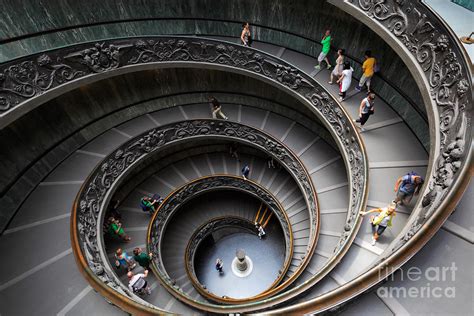 Vatican Spiral Staircase Photograph By Inge Johnsson Fine Art America