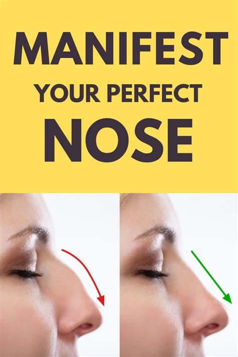 Manifest Your Perfect Nose Perfect Nose Nose Manifestation
