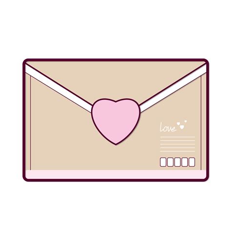 Free Love Letter For Valentine Cartoon Cute 16587346 Png With