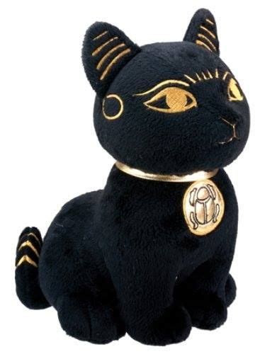 Bastet Goddess Of Joy Cat Plush Teddy Bear Stuffed Animal Black