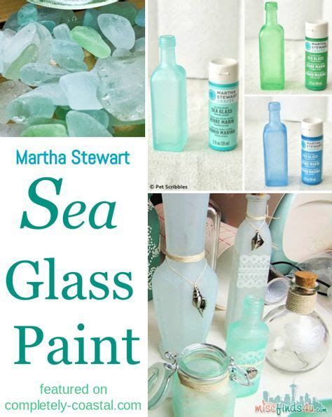 Sea Glass Paint Spray Or Brush To Give Bottles Vases And Jars The