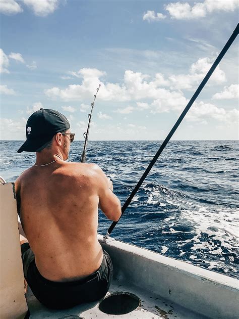 Mexico Husband Fishing Ocean Deep Sea Fish Sea Turtles Mahi Mahi