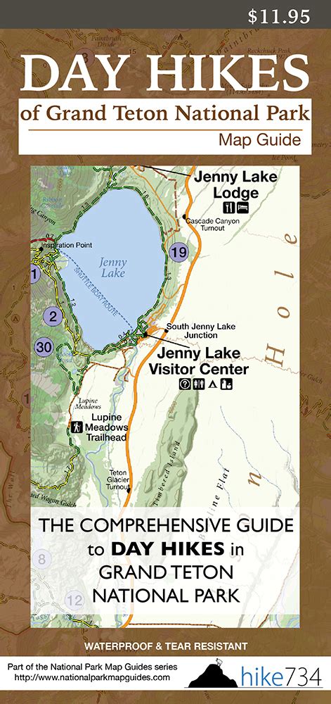 32 Teton National Park Map Maps Database Source