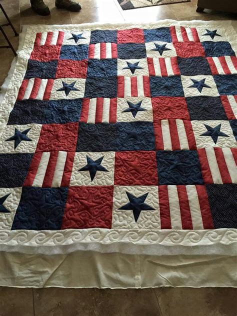 Stars And Stripes Patriotic Quilts American Flag Quilt Amish Quilt