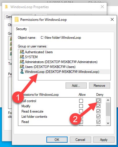 How To Restrict Other User Access To Folders In Windows
