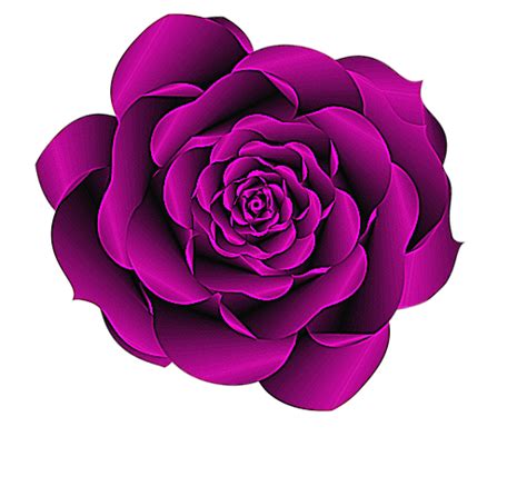 Purple Rose Vector Png Clip Art Library